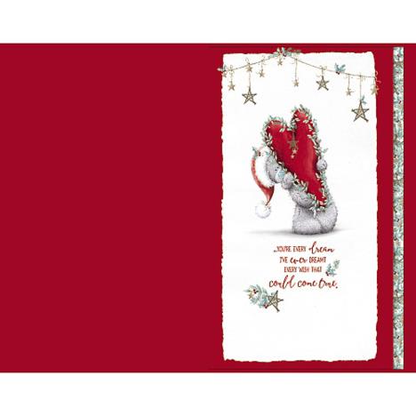 One I Love Keepsake Handmade Me to You Bear Christmas Card Extra Image 1